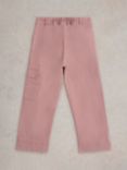 White Stuff Kids' Mabel Cargo Trousers, Pink