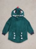 White Stuff Kids' Monster Lounge Hoodie, Bright Teal