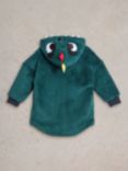 White Stuff Kids' Monster Lounge Hoodie, Bright Teal