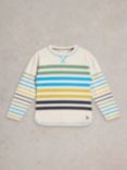 White Stuff Kids' Stripe Long Sleeve Top