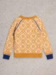 White Stuff Kids' Fair Isle Jumper, Yellow Mlt