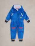 White Stuff Kids' Spaceman Onesie, Blue