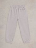 White Stuff Kids' Freddy Organic Cotton Joggers, Grey Marl