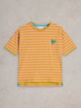 White Stuff Kids' Cotton Stripe T-Shirt