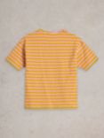 White Stuff Kids' Cotton Stripe T-Shirt