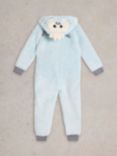 White Stuff Kids' Yeti Onesie, Light Blue