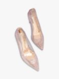 KG Kurt Geiger Aurora Embellished Pointed Heeled Courts, Blush