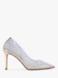 KG Kurt Geiger Aurora Embellished Pointed Heeled Courts, Gold