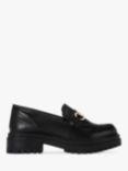 KG Kurt Geiger Tasha Leather Loafers, Black