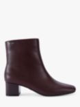 Carvela Cleo Block Heel Ankle Boots, Red Wine