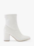 Carvela Strut Block Heel Ankle Boots, Putty