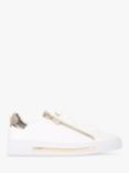 Carvela Diamond Zip Trainers, White