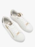 Carvela Diamond Zip Trainers, White