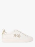 Carvela Galaxy Embellished Star Trainers, White/Gold