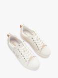 Carvela Galaxy Embellished Star Trainers, White/Gold