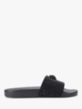 Kurt Geiger London Meena Eagle Embellished Sliders, Black Black