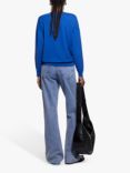 SISLEY Boat Neck Jumper, Blue