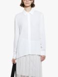 SISLEY Oversized Crepe Shirt, White