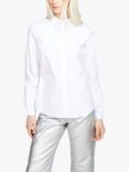 SISLEY Stretch Cotton Poplin Shirt, White