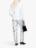 SISLEY Stretch Cotton Poplin Shirt, White