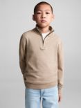 Mango Kids' Harry High Zip Neck Jumper