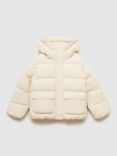 Mango Kids' Tina Hooded Quilted Jacket