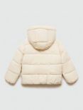 Mango Kids' Tina Hooded Quilted Jacket