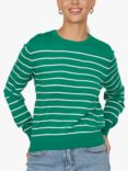 Sisters Point Maldi Stripe Knit Top, Cactus/Cream