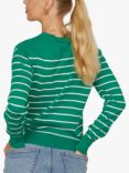 Sisters Point Maldi Stripe Knit Top, Cactus/Cream