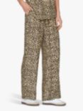 Sisters Point Ella Leopard Print Trousers, Multi