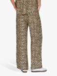 Sisters Point Ella Leopard Print Trousers, Multi