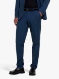 SISLEY Straight Comfort Fit Trousers, Blue