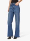 Sisters Point Owi Wide Leg Jeans, Mid Blue