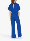 Sisters Point Girl Short Sleeve Jumpsuit, Cobalt Blue