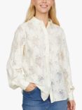 Sisters Point Esfa Lace Shirt, Cream