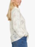 Sisters Point Esfa Lace Shirt, Cream