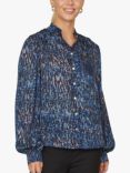 Sisters Point Virsa Abstract Graphic Shirt, Blue/Multi