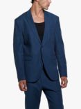 SISLEY Slim Comfort Fit Tailored Blazer, Blue