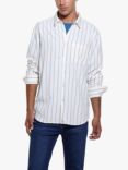 SISLEY Stripe Regular Fit Shirt, White/Multi