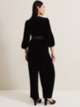 Phase Eight Myleen Velvet Jumpsuit, Black