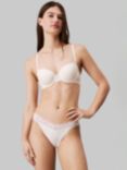 Calvin Klein Attraction Dipped Bikini Knickers, Ivory