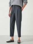 HUSH Ginny Tapered Trousers, Dark Grey