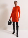 Phase Eight Azealia Mini Shirt Dress, Orange