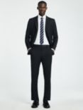 SELECTED HOMME Wool Blend Suit Trousers, Charcoal