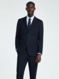 SELECTED HOMME Wool Blend Suit Jacket, Navy