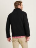 Brakeburn Knitted Zip-Through Jumper, Navy