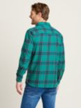 Brakeburn Check Flannel Shirt, Green