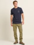 Brakeburn Abstract Bikes T-Shirt, Navy