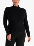 chesca Crystal Knit Cashmere Jumper, Black