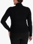 chesca Crystal Knit Cashmere Jumper, Black